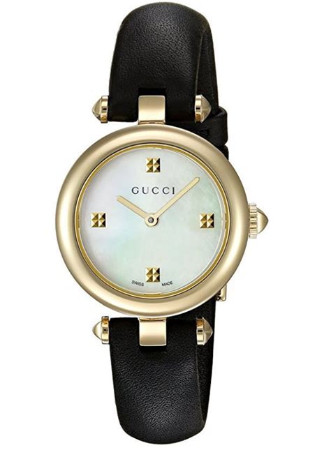 gucci quartz watch black and gold|Gucci swiss quartz watch women.